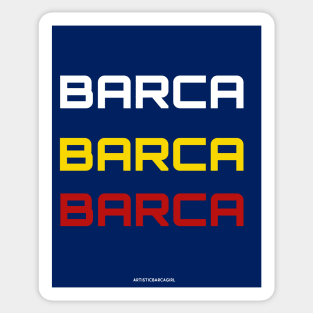 barca barca barca Sticker